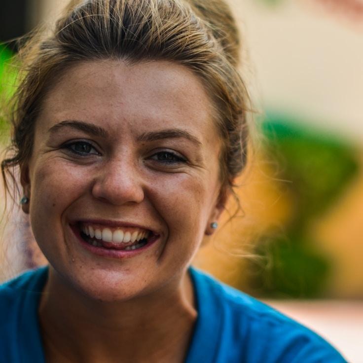 Portrait of Zephyr, group coordinator and fusion cooking expert